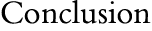 Conclusion